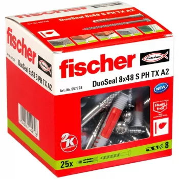 Enkurplugs Fischer DuoSeal 8 x 48 S PH TX A2