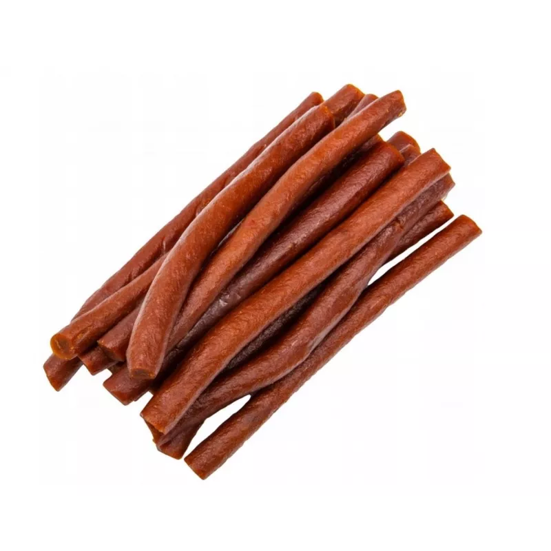 Suņu gardumi Hilton Soft Beef Sticks 500 g — mīkstas liellopu gaļas zobu košļājamās nūjiņas pieaugušiem suņiem