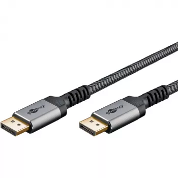 Goobay 75681 - DisplayPort 2.1 kabelis 8K 120 Hz 54 Gbit/s - kabelis - digitāls/video/displejs