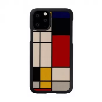 Viedtālruņa maciņš man and wood iPhone 11 Pro — melns koka aizsargmaciņš