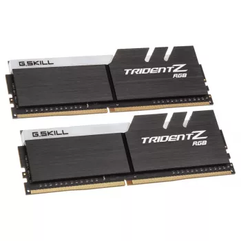 G.SKILL Trident Z RGB DDR4 16GB (2x8GB) 3200 MHz atmiņas komplekts, 288-pin DIMM, 1.35V, alumīnija radiators, RGB, optimizēts AMD Ryzen