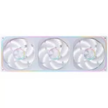 Jonsbo ZA-420WR 3×140 mm PWM Reverse ARGB Baltā ventilatoru komplekts
