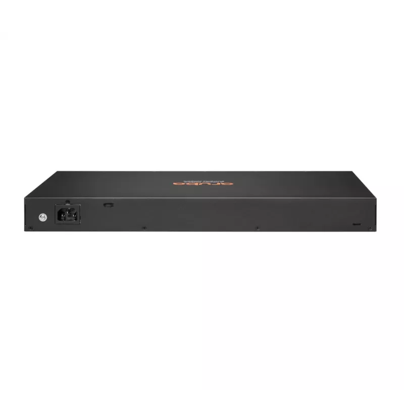 HPE Aruba Networking CX 6100 24G Class4 PoE 4SFP+ 370W Pārvaldāms L3 Gigabit Ethernet (10/100/1000) Power over Ethernet (PoE) 1U Melns
