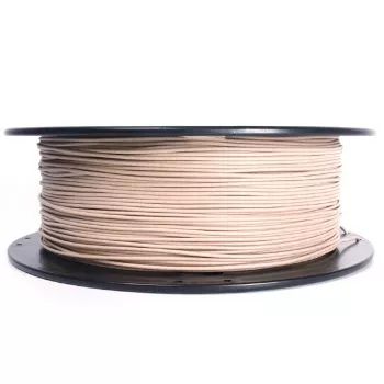 Flashforge PLA koka filaments | 3DP-PLA-WD-01-NAT | 1,75 mm diametrs, 1 kg/spole | Dabīgs koks