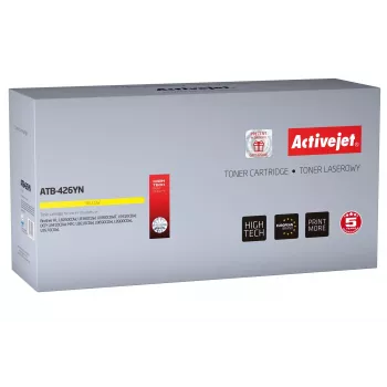 Activejet ATB-426YN tonera kasetne (aizstāj Brother TN-426Y; Supreme; 6500 lpp; dzeltena)