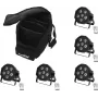 LED komplekts EUROLITE SLS-603 5x ar mīksto somu — 5 gabalu LED apgaismojuma komplekts