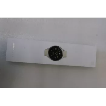 SALE OUT. Xiaomi Watch 2 Titan pelēks korpuss ar baltu ādas siksniņu | SALE OUT. Xiaomi Watch 2 Titan | Viedpulkstenis | GPS (satelīts) | AMOLED | 1.43collas | LIETOTS, EKRĀNĀ SKRĀPĒJUMI A