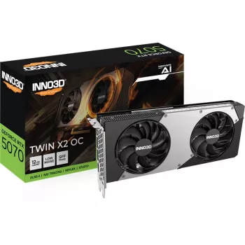INNO3D GeForce RTX 5070 TWIN X2 OC 12GB GDDR7 Grafiskā karte