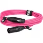 RØDE XLR3M-P audio kabelis 3 m XLR Rozā