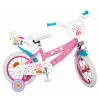 Bērnu velosipēds 14 Peppa Pig rozā 1495 TOIMSA