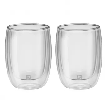 Borosilikāta stikla dubultsienu glāžu komplekts ZWILLING 39500-076, 200 ml, caurspīdīgs, 2 gab.