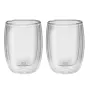 Borosilikāta stikla dubultsienu glāžu komplekts ZWILLING 39500-076, 200 ml, caurspīdīgs, 2 gab.