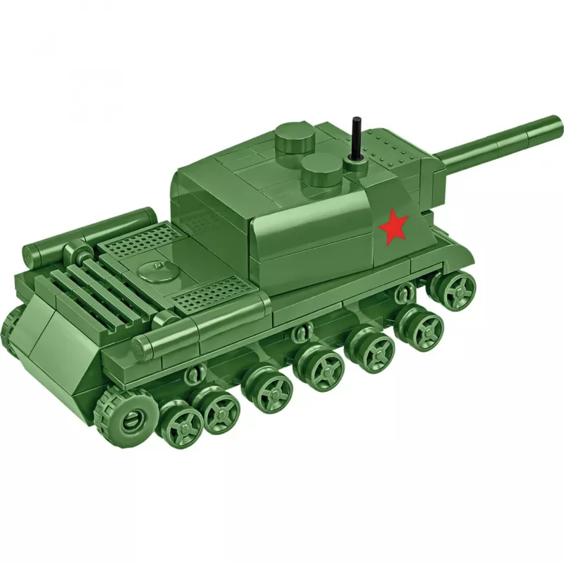 Celtniecības komplekts Cobi ISU 152 — Otrā pasaules kara tēma, 135 gabali, zaļš