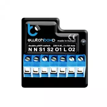 BLEBOX switchboxD - DIVKĀRŠS SLĒDZIS 230V