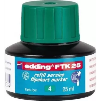Tintes uzpilde Edding FTK 25 Zaļa 25 ml saderīga ar Edding 380/383
