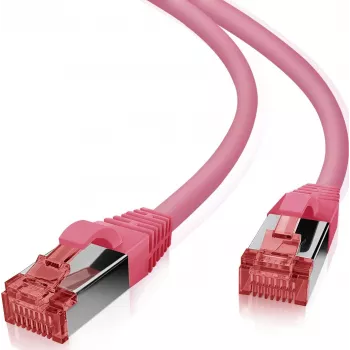 Tīkla kabelis Helos CAT6 S/FTP (PIMF) 5m Magenta