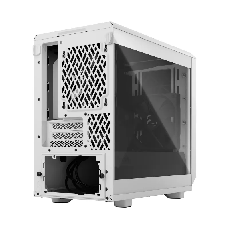 Fractal Design Meshify 2 Nano - Mini-ITX tornis (rūdīts stikls) - bez barošanas bloka (ATX) - Balts - USB/Audio (FD-C-MES2N-02)