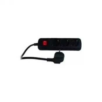 Pārsprieguma aizsargs REV 512371555 Melns 3 AC kontaktligzdas 250 V