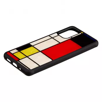 Aizsargmaciņš iKins Samsung Galaxy S20+ — melns printēts dizains