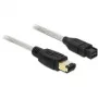 FireWire A/B kabelis DeLOCK 82596 2,0m Pelēks