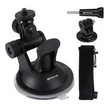 Puluz auto vējstikla stiprinājums sporta kamerām (Osmo Action 5 Pro, Insta360 X5)