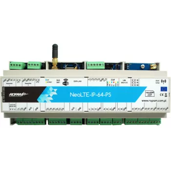 Vadības panelis NEO tools NEOLTE-IP-64-PS-D12M — centralizēta signalizācijas/vadības iekārta ar IP savienojumu