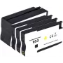 Renkforce tintas kombinācijas komplekts, nomaina HP 953 (6ZC69AE), saderīgs komplekts: melna, ciāna, fuksīna, dzeltena RF-I-HP953BKCMY4PK RF-5718854