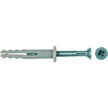 Enkurnagla FISCHER N 6x40/10 S (100 gab.) — metāla enkurnagla 6×40 mm, uzmava 10 mm