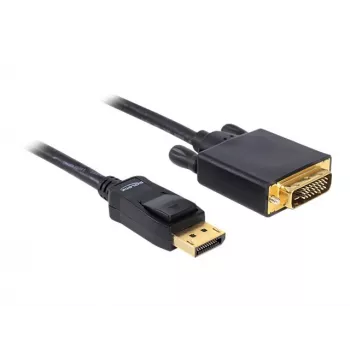 Kabelis DeLOCK DisplayPort uz DVI 24+1 Tēvs/Tēvs 2m
