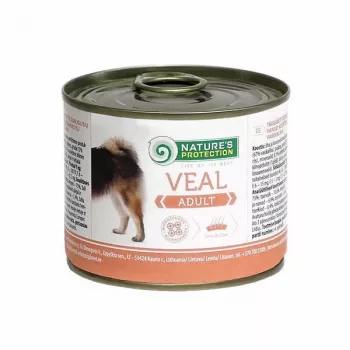Slapjā suņu barība Nature’s Protection Adult Teļš 200 g