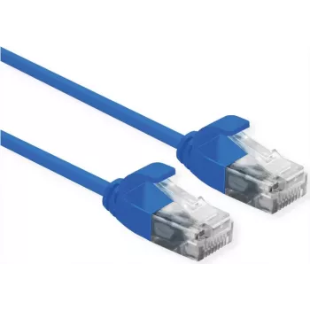 Tīkla kabelis ROLINE 21.15.3945 RJ-45 Cat6a 2 m Zils