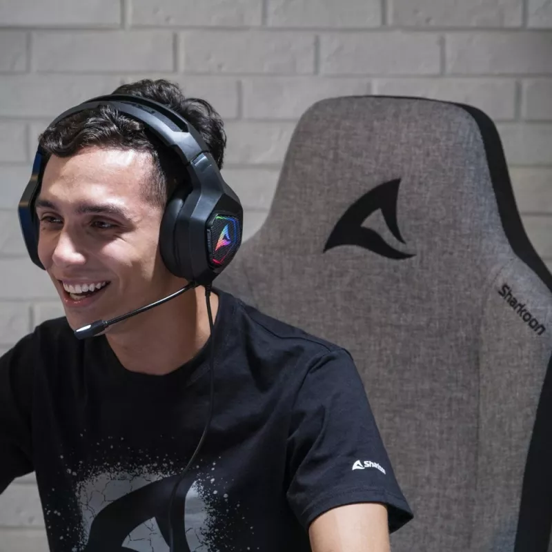 Spēļu krēsls Sharkoon SKILLER SGS40 Audums Pildīts Sēdeklis Atzveltne Pelēks