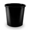 Atkritumu spainis Forpus, 11l, melns, plastmasa