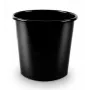 Atkritumu spainis Forpus, 11l, melns, plastmasa