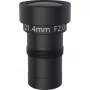 AXIS objektīvs 03141-001 — 21,4 mm, 19,9° HFoV, melns, 4 iepakojumā