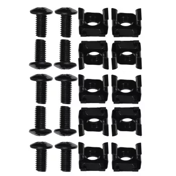 Plaukts Rack LANBERG AK-1005-B — 1U 19 collu, 500 mm dziļums, melns, 25 kg