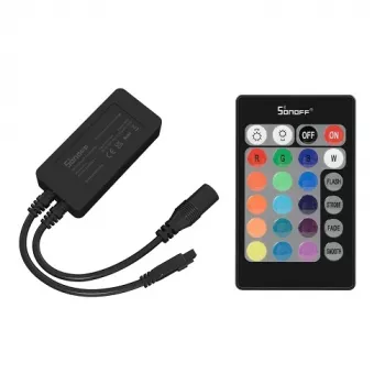 Sonoff L2-C viedā LED lentes kontrolieris ar IR tālvadību, Wi-Fi un Bluetooth