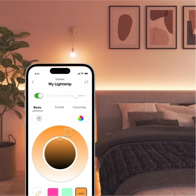 Nanoleaf Essentials Light Strips Pagarinājums 2 metri, 23 W, RGBCW, Bluetooth, Thread, 2700–6500 K