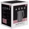 AENO Elektriskā tējkanna EK4: 1850-2200W, 1.5L, Strix, dubultsienas, nesildošs korpuss, automātiska izslēgšanās, aizsardzība pret sauso vārīšanu
