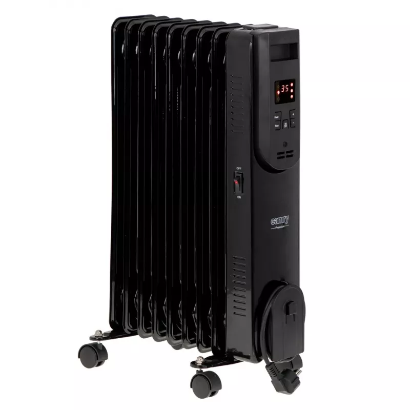 Camry CR 7810 eļļas radiators 2000 W, 3 jaudas līmeņi, melns