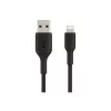BELKIN PVC USB kabelis USB-A - Lightning, 1m, melns