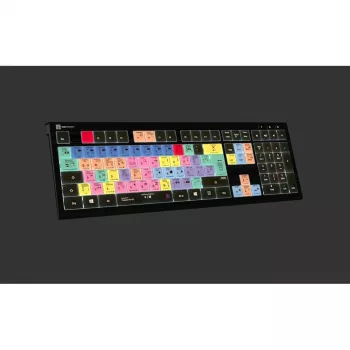 Logickeyboard ASTRA 2 apgaismota tastatūra Adobe Premiere Pro CC, vācu (QWERTZ) izkārtojums (LKB-PPROCC-A2PC-DE)