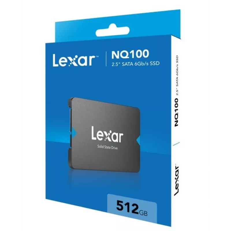 Lexar NQ100 2,5 inch SSD 512 GB SATA III, 550 MB/s lasīšana