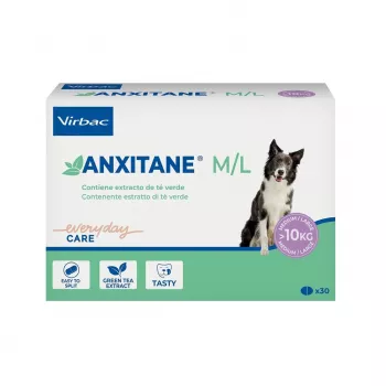 VIRBAC ANXITANE stresa atbalsts suņiem, 30 tablešu iepakojums