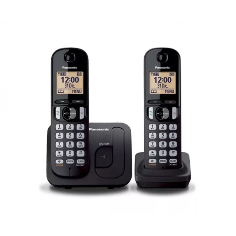 Panasonic KX-TGC212 DECT Melns