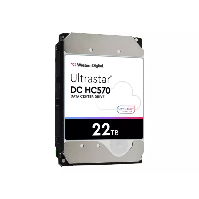 3.5 collu SAS cietais disks Western Digital Ultrastar DH HC570 22 TB, 12 Gbit/s, 7200 RPM, 512 MB kešatmiņa