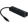 Inter-Tech Argus IT-410 - centrmezgls - 3 x SuperSpeed USB 3.0 + 1 x 10/100/1000 - galddatoram (88885440)