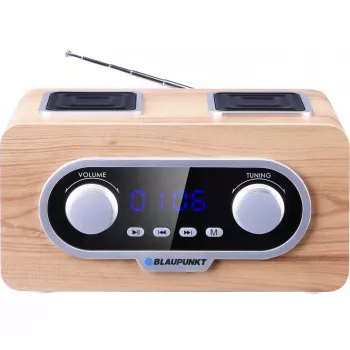 Blaupunkt PP5.2CR pārnēsājamais radio ar koka efektu