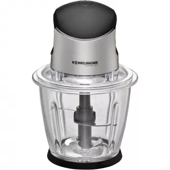 Elektriskais virtuves kombains Rommelsbacher MZ 500 — 1,5 L, 500 W, melns nerūsējošais tērauds
