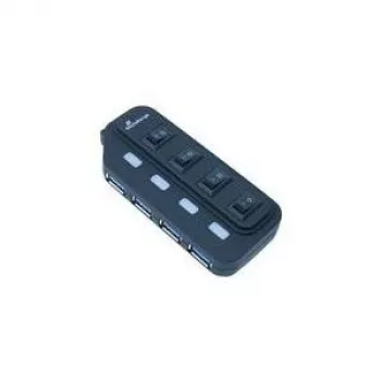 MediaRange MRCS504 - USB centrmezgls - 4 x SuperSpeed USB 3.0 - galddatoram (MRCS505)